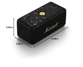 Marshall Emberton II 20 W Wireless Bluetooth Portable Outdoor Speaker (Black & Brass)