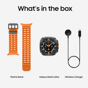 Samsung Galaxy Watch Ultra (47mm, LTE, Gray) with Upto 100h Battery | 3nm Processor | Dual GPS | Quick Button/Siren | Sapphire Glass & Titanium | 10ATM & IP68 | BP & ECG Monitor | Energy Score & Ages