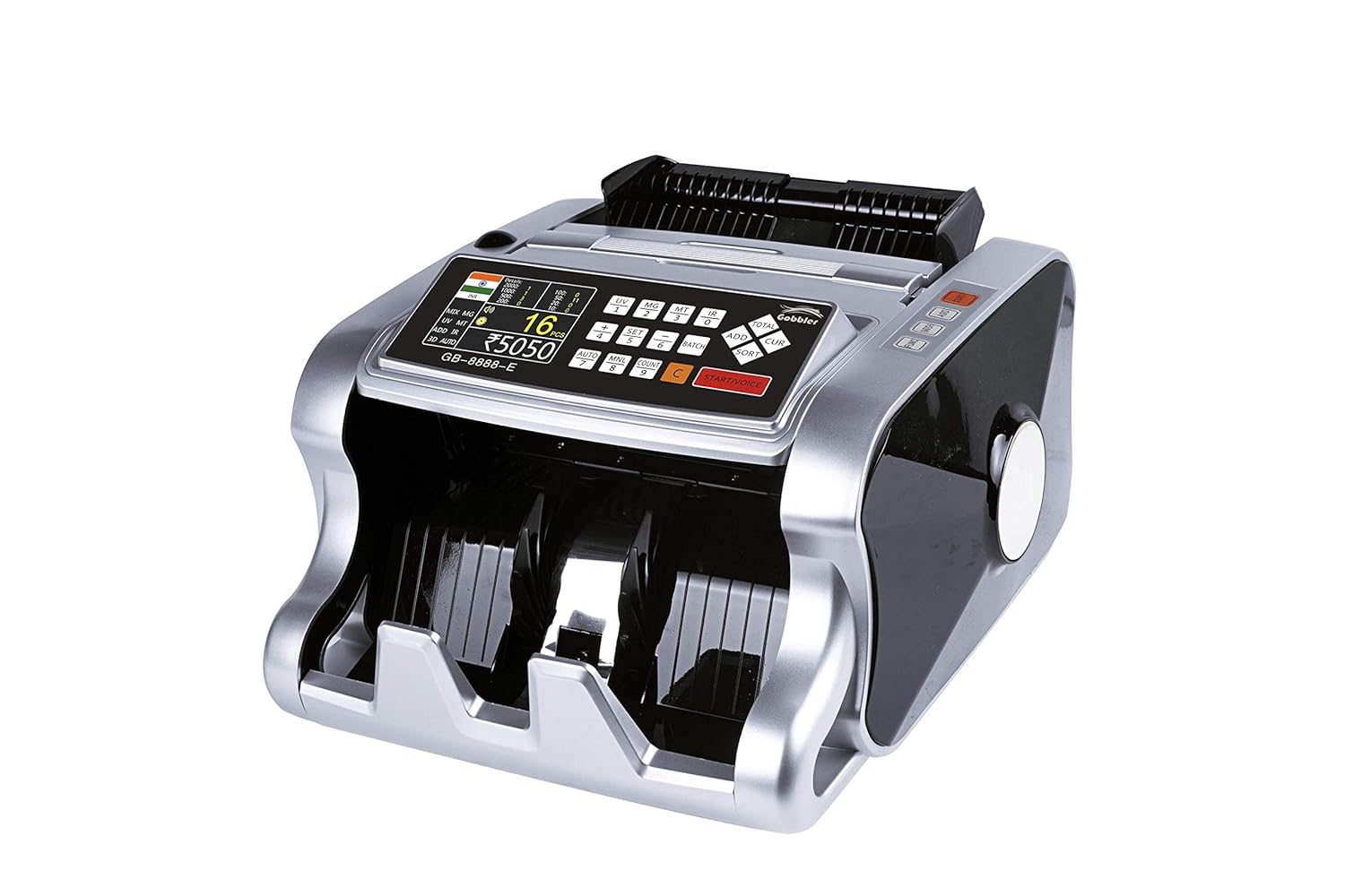 Mix Note Value Counting Business-Grade Machine Fully Automatic Cash Counter with Fake Note Detection