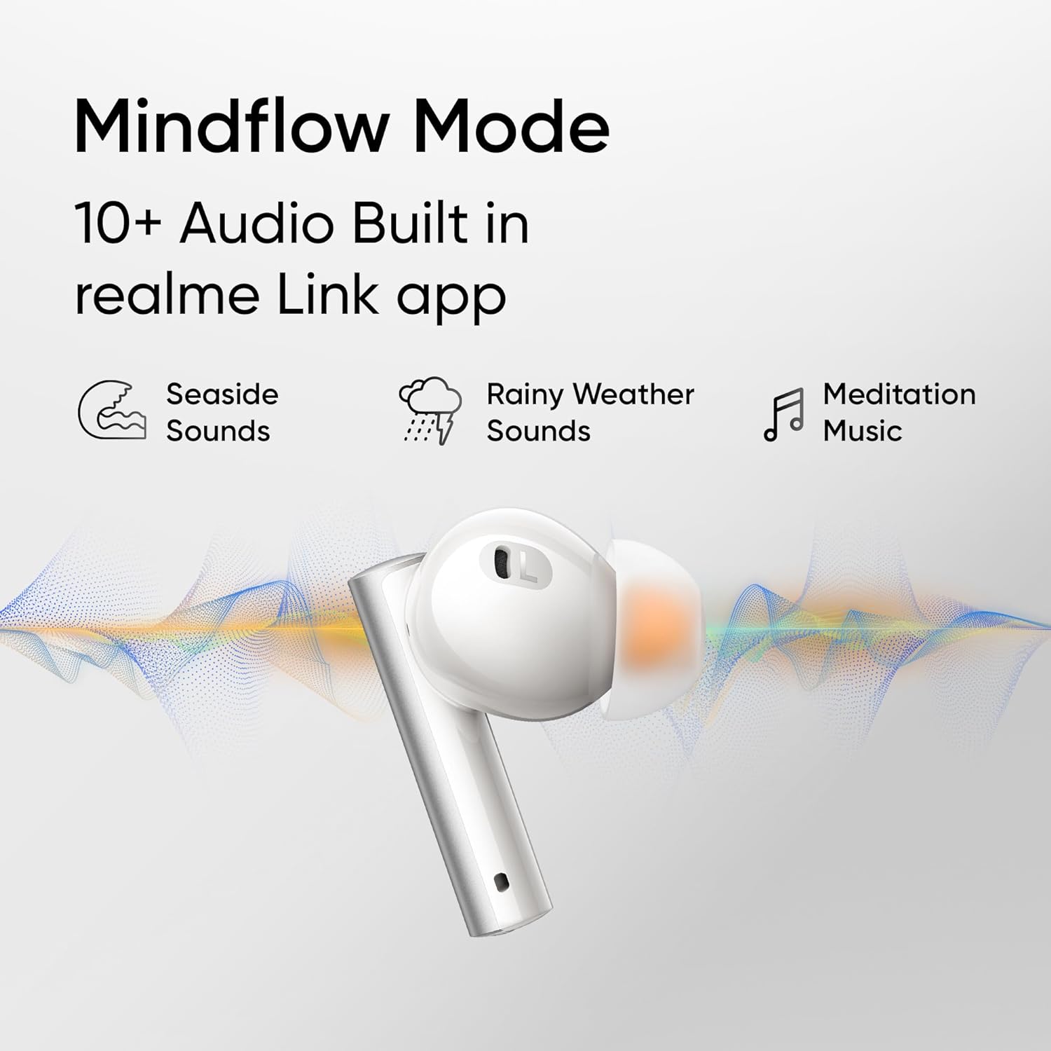 realme Buds Air 6 TWS Earbuds with 12.4 mm Deep Bass Driver, 40 Hours Play time, Fast Charge,50 dB ANC,LHDC 5.0, 55 ms Low Latency, IP55 Dust & Water Resistant, Bluetooth v5.3