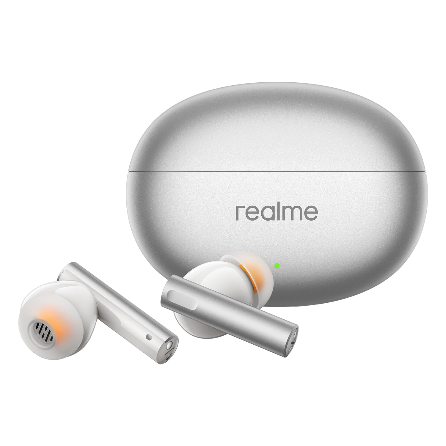 realme Buds Air 6 TWS Earbuds with 12.4 mm Deep Bass Driver, 40 Hours Play time, Fast Charge,50 dB ANC,LHDC 5.0, 55 ms Low Latency, IP55 Dust & Water Resistant, Bluetooth v5.3