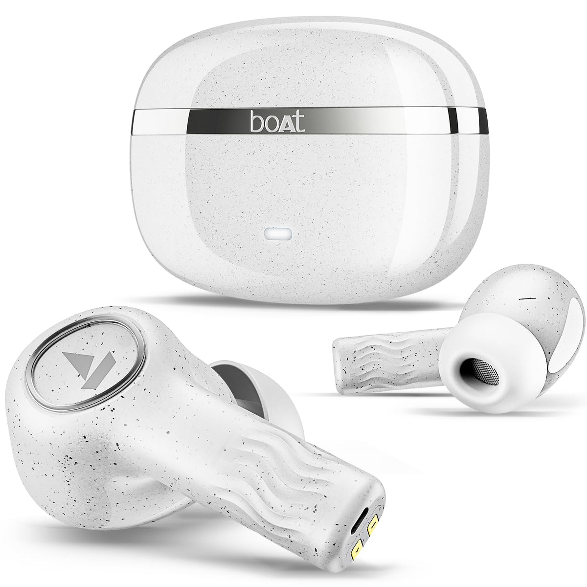 boAt Nirvana Ion ANC TWS Earbuds w/Up to 32 dB Active Noise Cancellation, 120 hrs Playback,Crystal Bionic Sound Powered by HiFi, Beast™ Mode, ENx™ Tech, Hearables App Support,BTv5.2