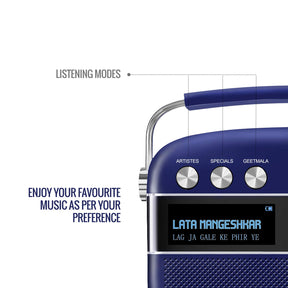 Saregama Carvaan Hindi - Portable Music Player with 5000 Preloaded Songs, FM/BT/AUX