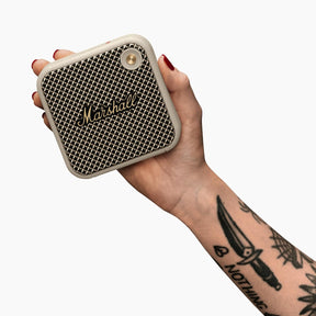 Marshall Willen Portable Bluetooth Speaker with 15+ hours of portable playtime, Dust & Waterproof (IP67)