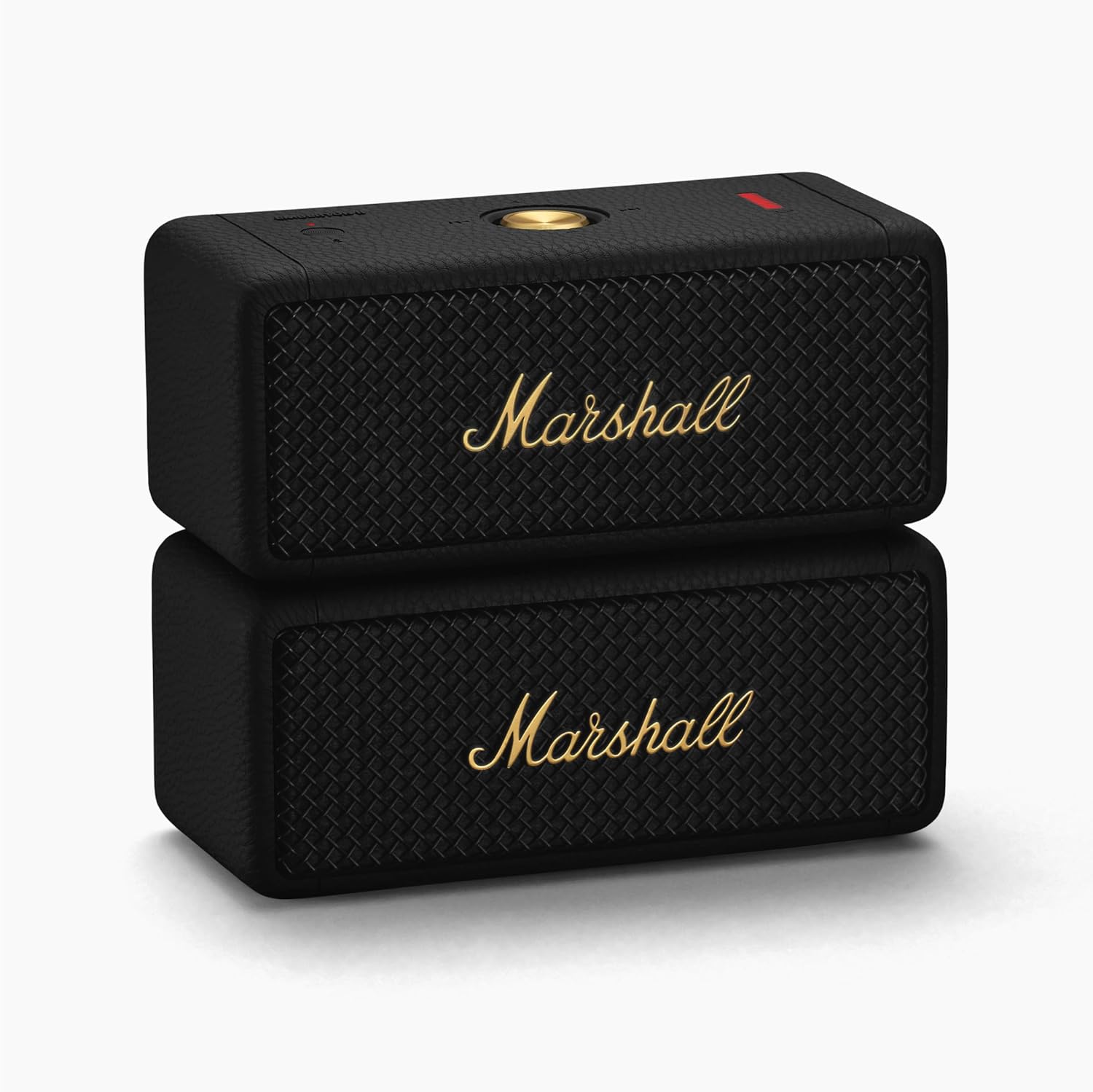 Marshall Emberton II 20 W Wireless Bluetooth Portable Outdoor Speaker (Black & Brass)