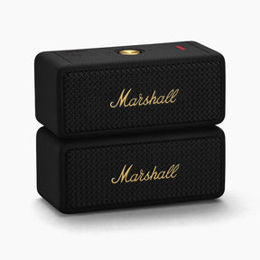 Marshall Emberton II 20 W Wireless Bluetooth Portable Outdoor Speaker (Black & Brass)