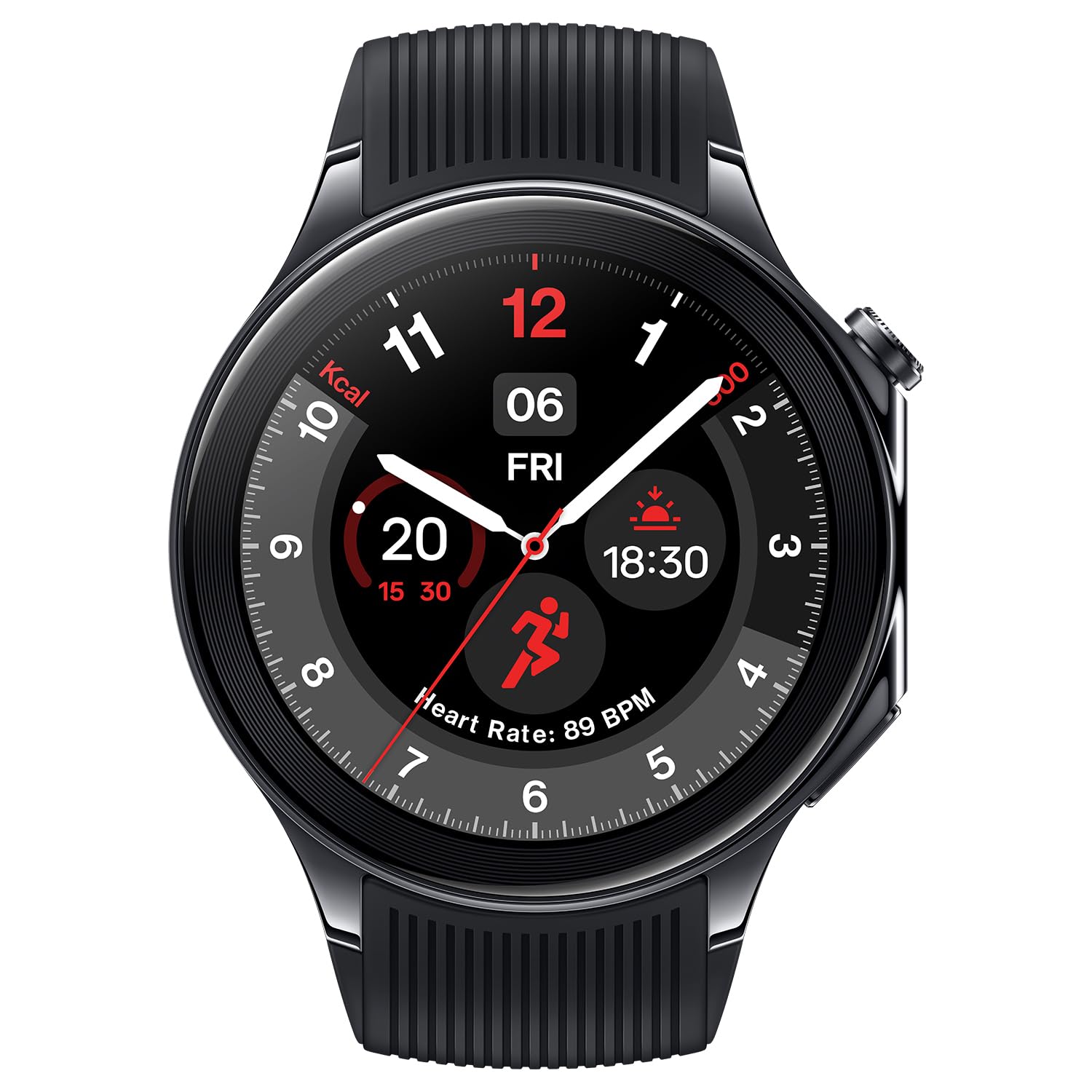 OnePlus Watch 2 with Wear OS4,Snapdragon W5 Chipset,Upto 100 hrs Battery Life,1.43’’ AMOLED Display,Stainless Steel & Sapphire Crystal Build,Dual Frequency GPS,IP68 & Bluetooth Calling