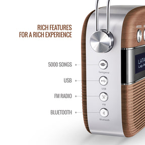 Saregama Carvaan Hindi - Portable Music Player with 5000 Preloaded Songs, FM/BT/AUX