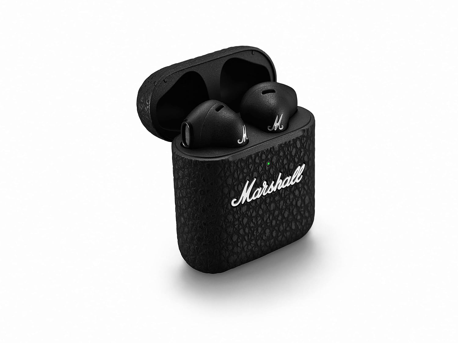 Marshall Minor III Wireless Earbuds with 25 Hours of Playtime, Bluetooth 5.2, Wireless Charging- Black