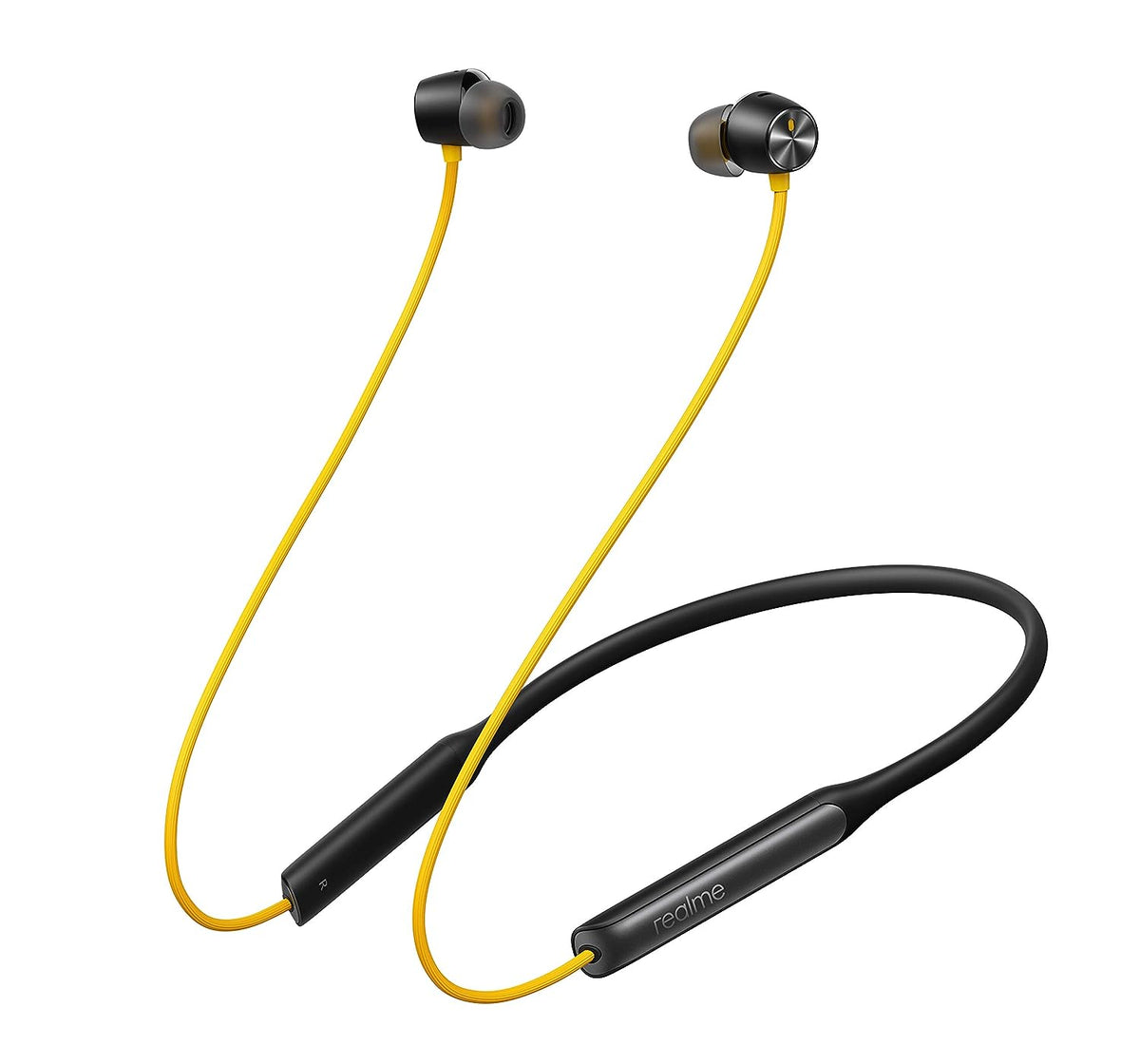 realme Buds Wireless Pro Bluetooth in Ear Earphones with Mic, Fast Charging & Up to 22Hrs Playtime (Yellow)