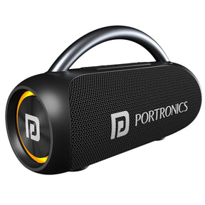 Portronics Radiant 30W Wireless Bluetooth Portable Speaker With In-Built Mic,6 Hours Playtime,HD Clarity Sound,Dual Driver,RGB LEDs,TWS Connectivity,BT5.3v,USB Drive,Aux in,Type C Fast Charging