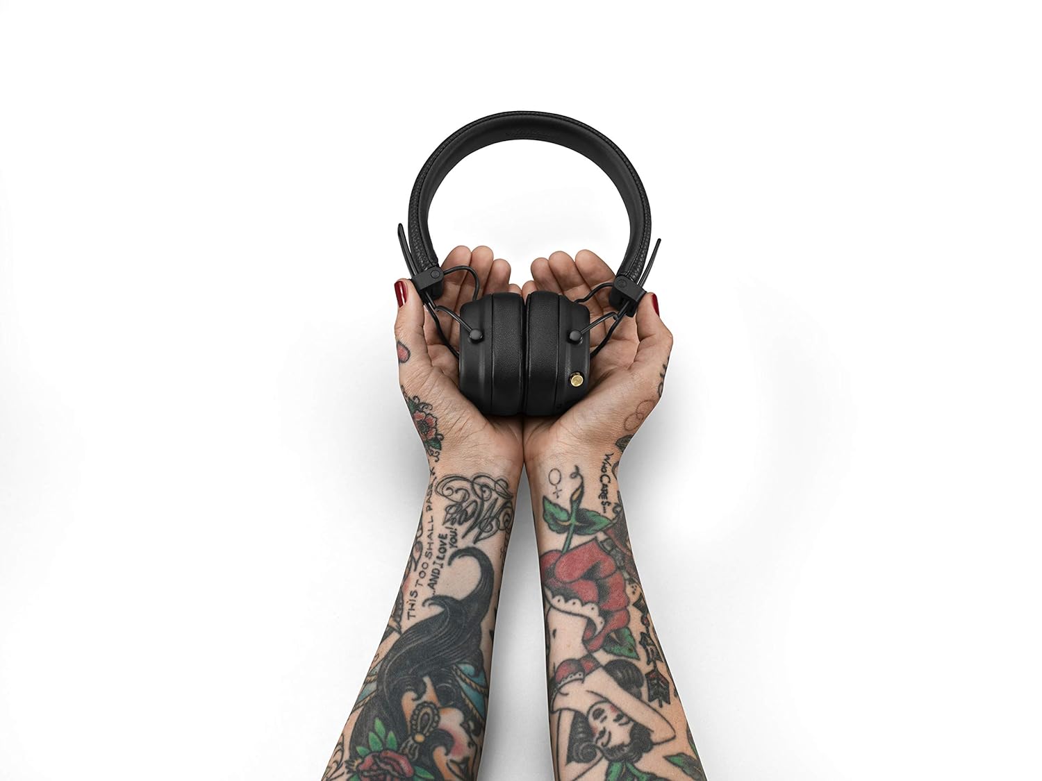 Marshall Major IV Wireless On-Ear Headphones with 80+ hours of Playtime, Multi-Dimensional Control Knob, Wireless Charging