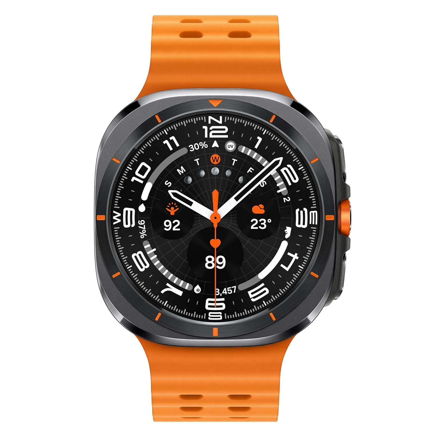 Samsung Galaxy Watch Ultra (47mm, LTE, Gray) with Upto 100h Battery | 3nm Processor | Dual GPS | Quick Button/Siren | Sapphire Glass & Titanium | 10ATM & IP68 | BP & ECG Monitor | Energy Score & Ages