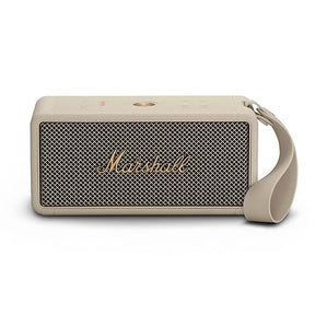 Marshall Middleton Portable Bluetooth Speaker with 20+ Hours of Portable Playtime, 360° Sound, Dust & Waterproof (IP67) - Cream