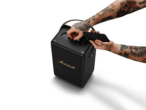 Marshall Tufton 80 Watt Wireless Bluetooth Portable Speaker (Black & Brass).