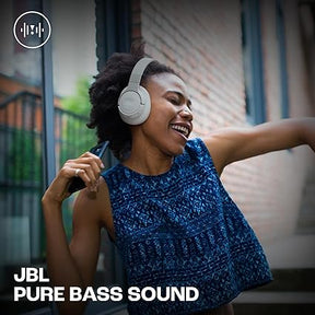 JBL Tune 770NC Wireless Over Ear ANC Headphones with Mic, Upto 70 Hrs Playtime, Speedcharge, Google Fast Pair, Dual Pairing, BT 5.3 LE Audio, Customize on Headphones App (White)