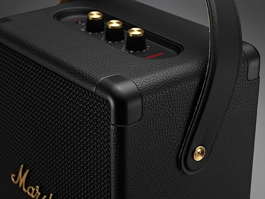 Marshall Tufton 80 Watt Wireless Bluetooth Portable Speaker (Black & Brass).