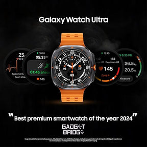 Samsung Galaxy Watch Ultra (47mm, LTE, Gray) with Upto 100h Battery | 3nm Processor | Dual GPS | Quick Button/Siren | Sapphire Glass & Titanium | 10ATM & IP68 | BP & ECG Monitor | Energy Score & Ages
