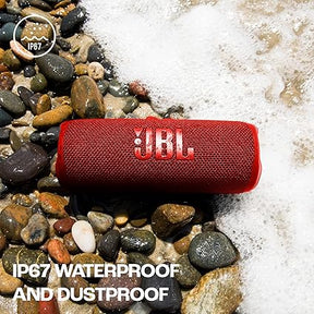 JBL Flip 6 Wireless Portable Bluetooth Speaker Pro Sound, Upto 12 Hours Playtime, IP67 Water & Dustproof, PartyBoost & Personalization App , Red