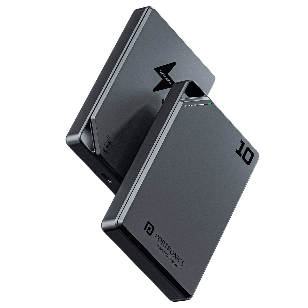 Boosty 10K 15W Wireless Magnetic 10000mAh Powerbank |20W Type C PD Output | Aluminium Alloy Material | 16mm thickness & Light Weight