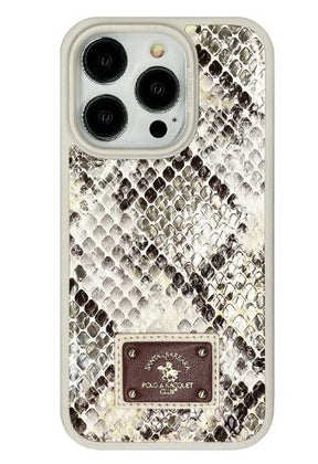 Sagar Series Genuine Santa Barbara Leather Case for iPhone 15 Series