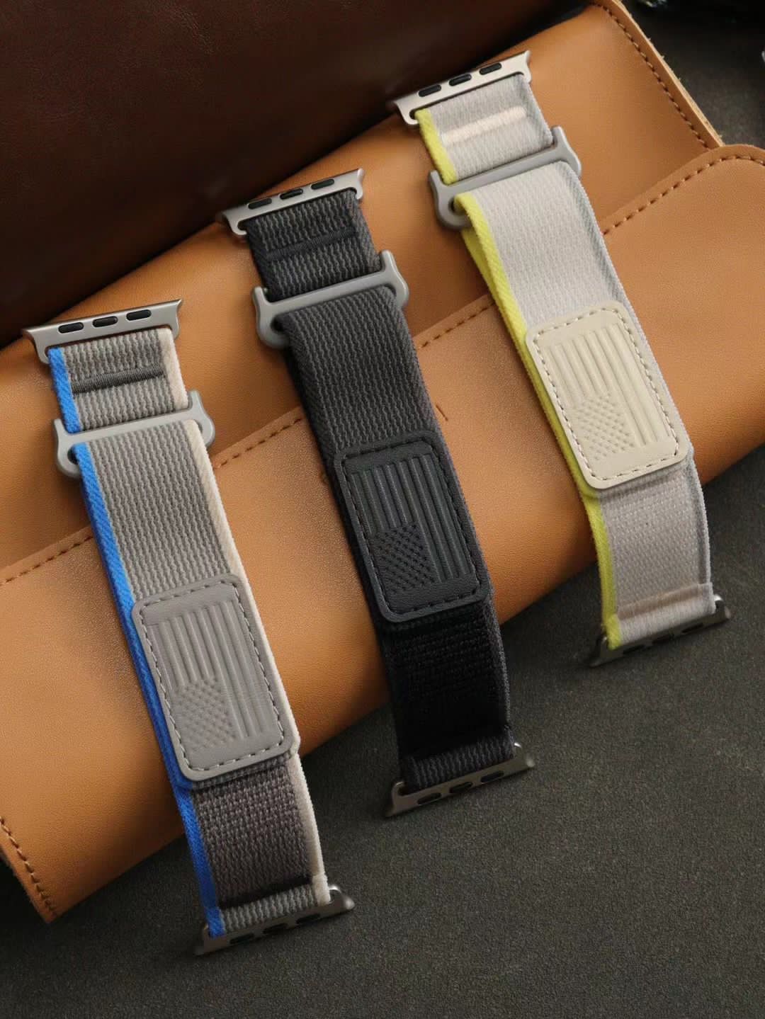 Apple Watch Band Ultra 42mm 44mm 45mm 49mm, Nylon Weave Sport Loop Adjustable Strap for iWatch Ultra Series 8 7 6 5 4 3 2 1 SE