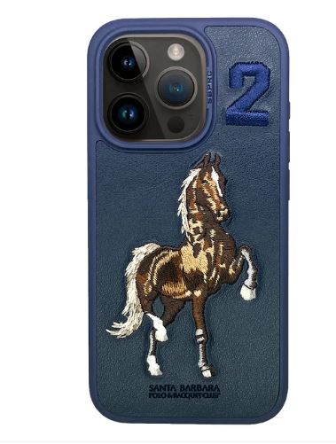 Santa Barbara Boris Series(Horse) Genuine Leather Case Cover for iPhone 15 Series!!