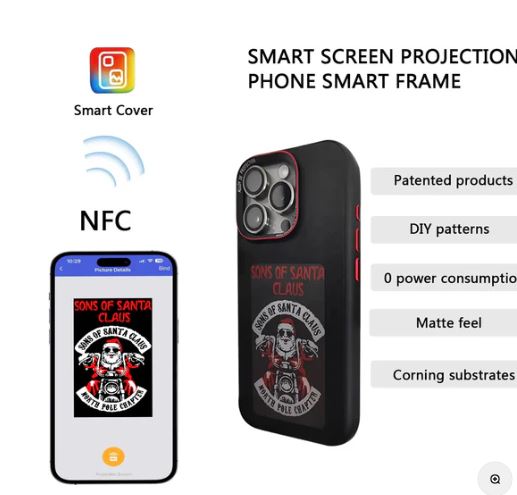 Smart Magic iPhone Cover E ink technology - NFC enabled