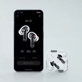 Nothing Ear (2) with Dual chamber sound, Hi-res audio, Smart ANC and Dual connection Bluetooth Headset  (Black, True Wireless)