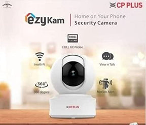 CP Plus E21A Ezykam 360 Degree 2MP Full HD WiFi Camera with Alexa and Google Assistant Support