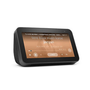 All new Echo Show 5 (2nd Gen, 2021 release) - Smart speaker with 5.5" screen, crisp sound and Alexa (Black)