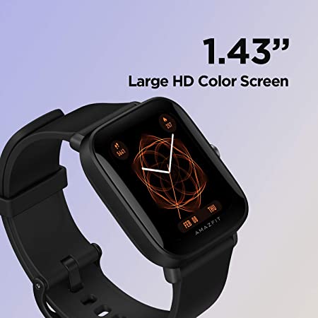 Amazfit Bip U Smart Watch, SpO2 & Stress Monitor, 3.63 cm(1.43")