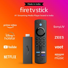 Fire TV Stick (3rd Gen, 2021) with all-new Alexa Voice Remote (includes TV and app controls) | HD streaming device | 2021 release