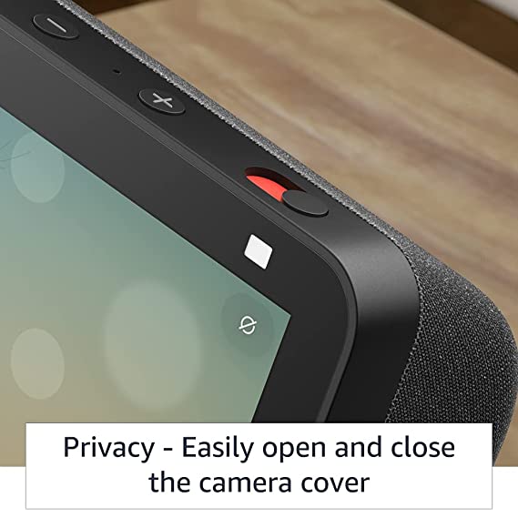 All new Echo Show 5 (2nd Gen, 2021 release) - Smart speaker with 5.5" screen, crisp sound and Alexa (Black)