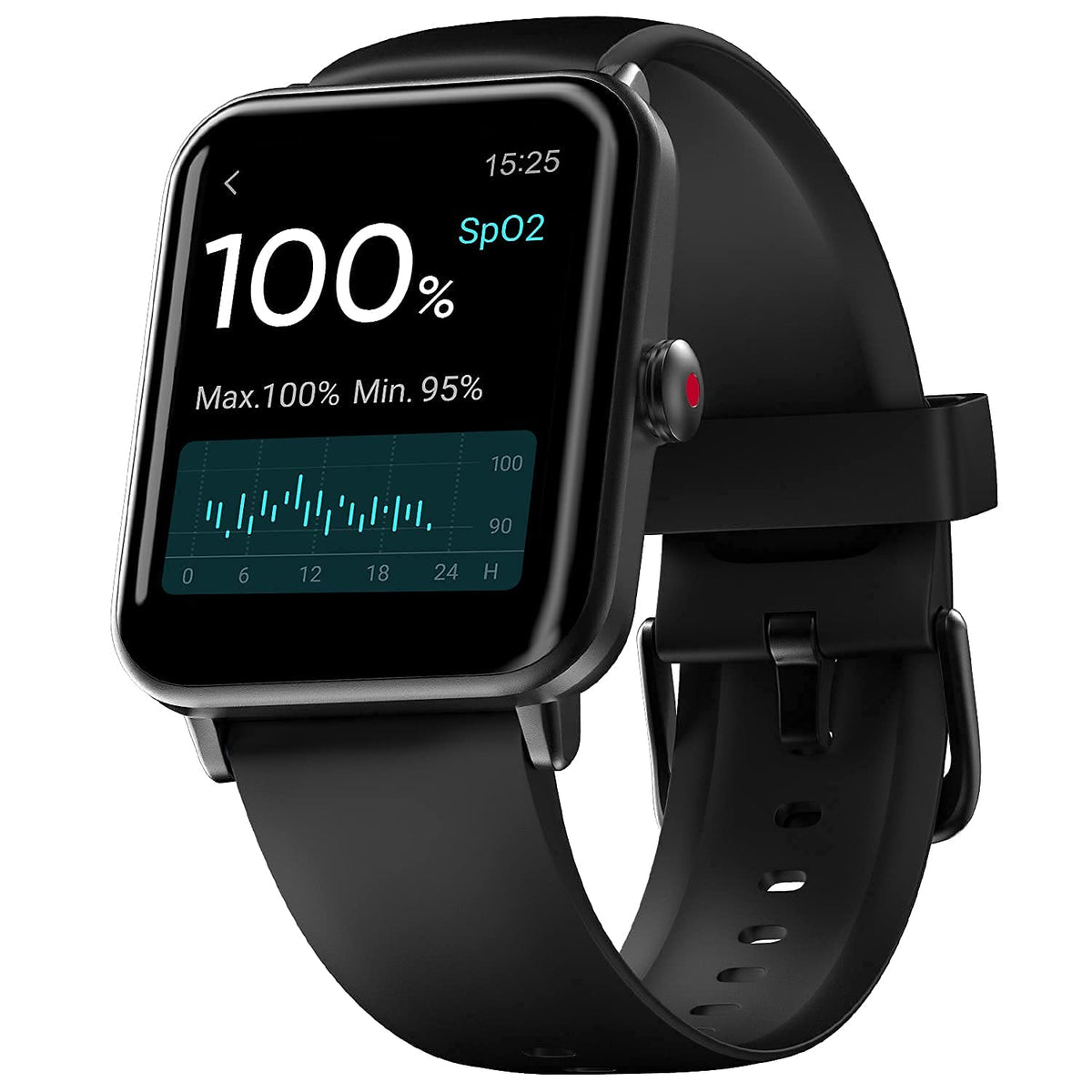 Noise ColorFit Pro 3 Smart Watch, 1.55" HD Display, 10 Day Battery, Waterproof Smartwatch, Auto Recognition Sports Mode, Heart Rate, Spo2, Sleep & Stress Monitor Smartwatch for Men Women (Jet Black)