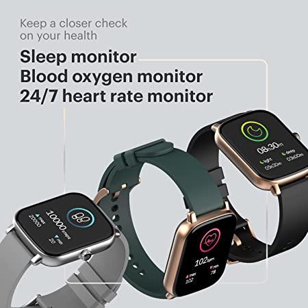 Noise ColorFit Icon Buzz Bluetooth Calling Smart Watch with Voice Assistance, 1.69" Display, Built-in Games, Sleep, Spo2, HR Monitors (Silver Grey), OneSize