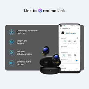realme Buds Q2 Bluetooth Truly Wireless in Ear Earbuds with Mic (Active Black)