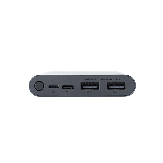 Mi 10000 mAh 3i Lithium Polymer Power Bank | Dual Input and Output Ports | 18W Fast Charging (Midnight Black)