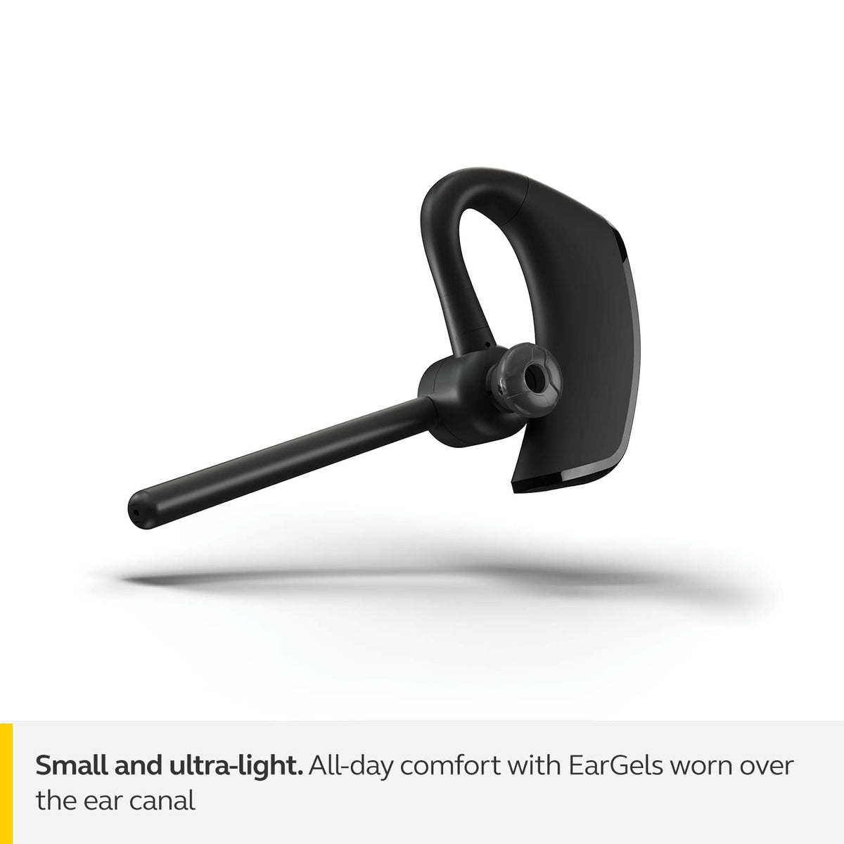 Jabra Talk 65 Mono Bluetooth Headset - Premium Wireless Single Ear Headset - 2 Built-in Noise Cancelling Microphones, Media Streaming and up to 100 Meters Bluetooth Range - Black
